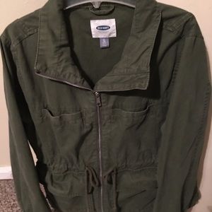Army green utility jacket (unlined)
